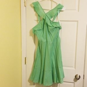 Banana Republic Mint criss cross dress